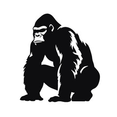 awesome mad  gorilla logo design