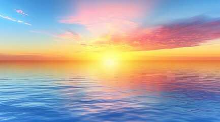 Fototapeta premium sunset in the sea