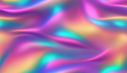 Obraz premium Vibrant iridescent abstract gradient background with flowing colors