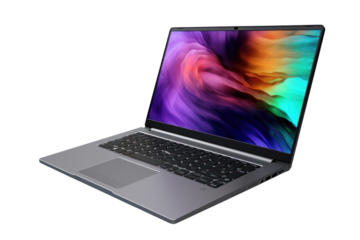 A budget-friendly laptop that is perfect for students or casual users, isolated on a white background.