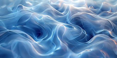Obraz premium 抽象的な青い光線