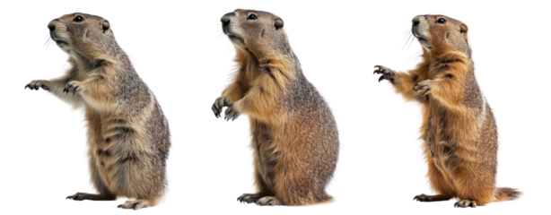 set of stand groundhog cut out