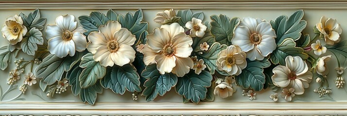 Beautiful Floral Decorative Wall Art