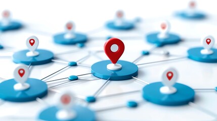 Referral Strategy  A strategic map with referral paths