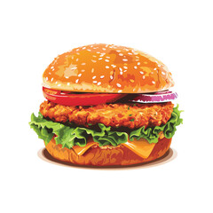 Burger Vector Illustration 
