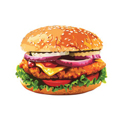 Burger Vector Illustration 