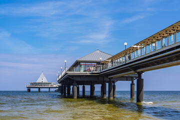 Die Seebr&uuml;cke in Heringsdorf auf der Insel Usedom