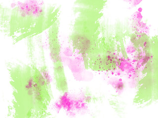 緑、黄緑、ピンク。背景素材。ポストカード、メッセジカード、パネル、バナー、サムネイル、ポスターなどに。