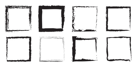Black line, grunge brush strokes, ink paint set, Vector black paint brush spots, highlighter lines or felt-tip pen marker horizontal blobs. Marker pen or brushstrokes and dashes.Brush strokes