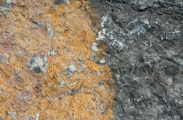 Surface of the stone slab has a natural pattern.
