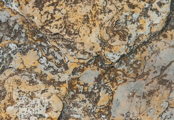 Surface of the stone slab has a natural pattern.