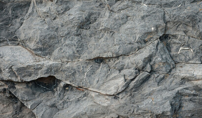 Surface of the stone slab has a natural pattern.