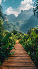 landscape with trees