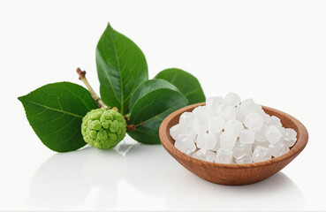 Camphor, Gum Camphor, Formosan Camphor, Laurel Camphor isolated on white background