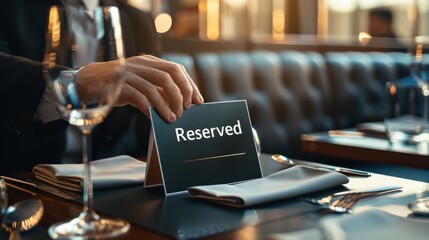 The Reserved Dinner Table