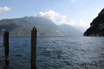 Lake Garda is the largest lake in Italy, located near the southern foot of the Alps.