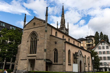 Fototapeta premium Luzern Matthaeuskirche sued