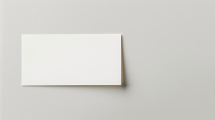 blank white note on wall