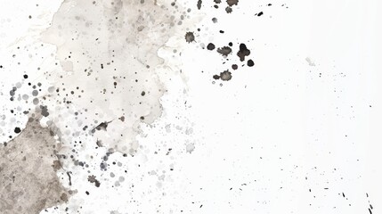 Fototapeta premium realistic watercolor splatter splot a big one + solid clear white background