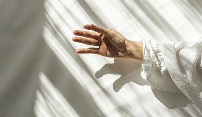 Sunlight Through Sheer Fabric