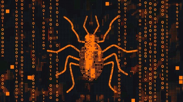 Abstract Digital Bug.