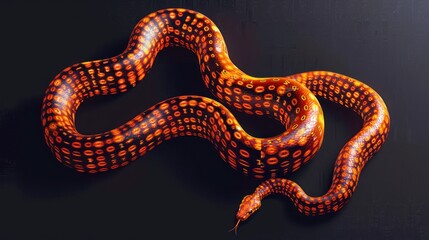 Fototapeta premium Digital Snake Skin.