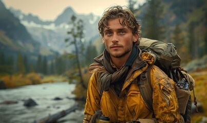 Obraz premium Into the wild unknown, they ventured.