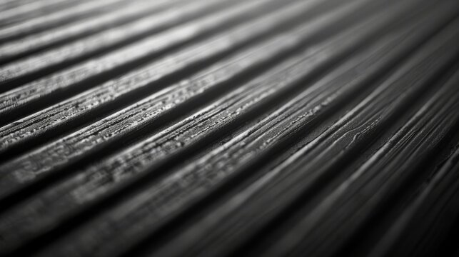 Parallel lines in a textured black and white surface