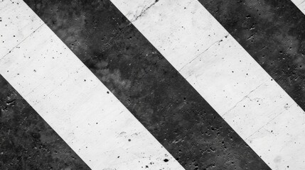 Diagonal stripes painted on concrete