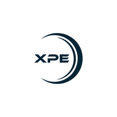 XPE logo. X P E design. White XPE letter. XPE, X P E letter logo design. X P E letter logo design in GOLD, GOLDEN LOGO, THREE, style. letter logo set in one artboard. X P E letter logo vector design.