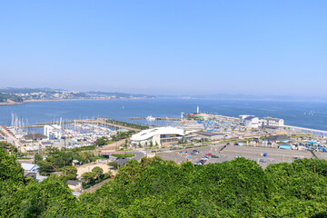 Breathtaking View of Enoshima Island and Marina, Japan