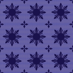 Geometric Ethnic pattern, 
Native American tribal fabric, tile, carpet, vector, 
illustration design, on navy blue background
