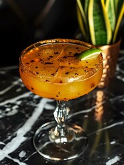 Whimsical Presentation for Marga Heat A Cocktails