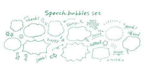 speechbubble_set