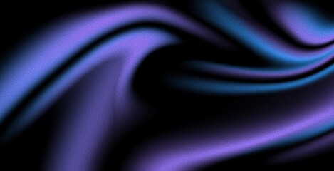 blue purple abstract gradient and dark color on black grainy texture background soft noise effect Nostalgia, vintage, retro