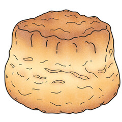 Scone Hand Drawn 