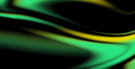 green abstract gradient and dark color on black grainy texture background soft noise effect Nostalgia, vintage, retro