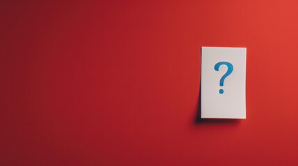 The question mark card