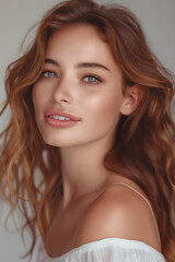 Obraz premium portrait beautiful woman