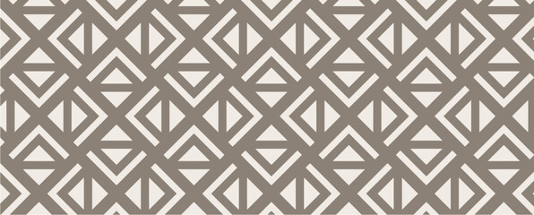 abstract vintage geometric texture decorative element background allover seamless pattern design illustration in natural brown color combination digital home textile and apparels