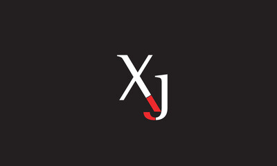 XJ, JX, X, J Abstract Letters Logo Monogram