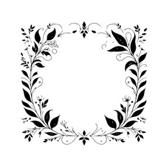 Set of Decorative vintage frames and borders. Vector design. floral ornament. Decorative border frames, retro style divider.