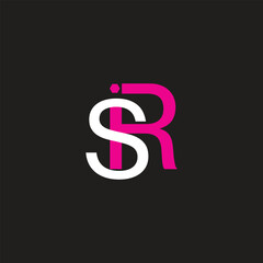 sr vector logo abstract