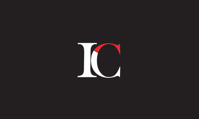 IC, CI, C, I Abstract Letters Logo Monogram	
