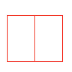 Simple stylized data table layout template