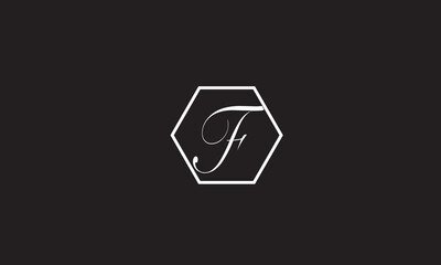 F, FF , Abstract Letters Logo Monogram