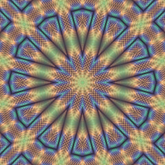 3d effect - abstract polygonal color gradient pattern