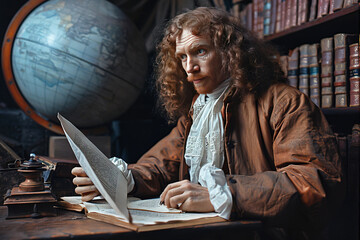 Antonie van Leeuwenhoek is Dutch scientist, biologist, researcher, creator of Microscope.