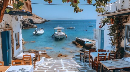 Obraz premium summer Greece at daylight