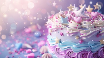 Whimsical Birthday Cake